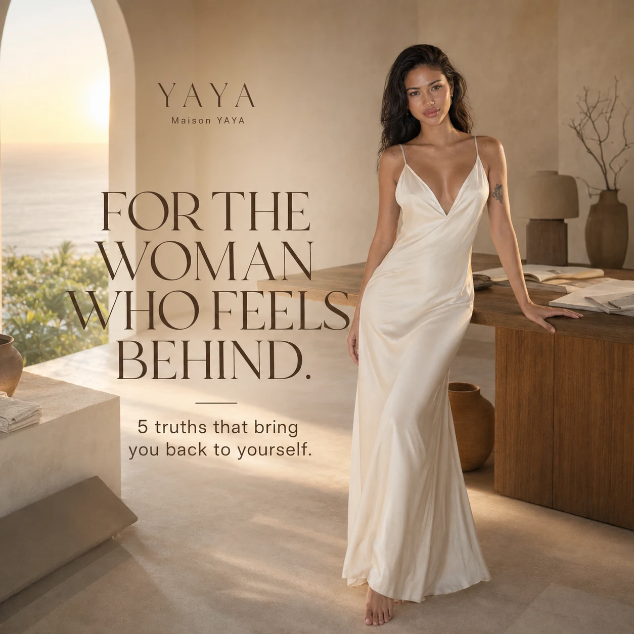 Maison YAYA campaign — 'For the woman who feels behind', cover